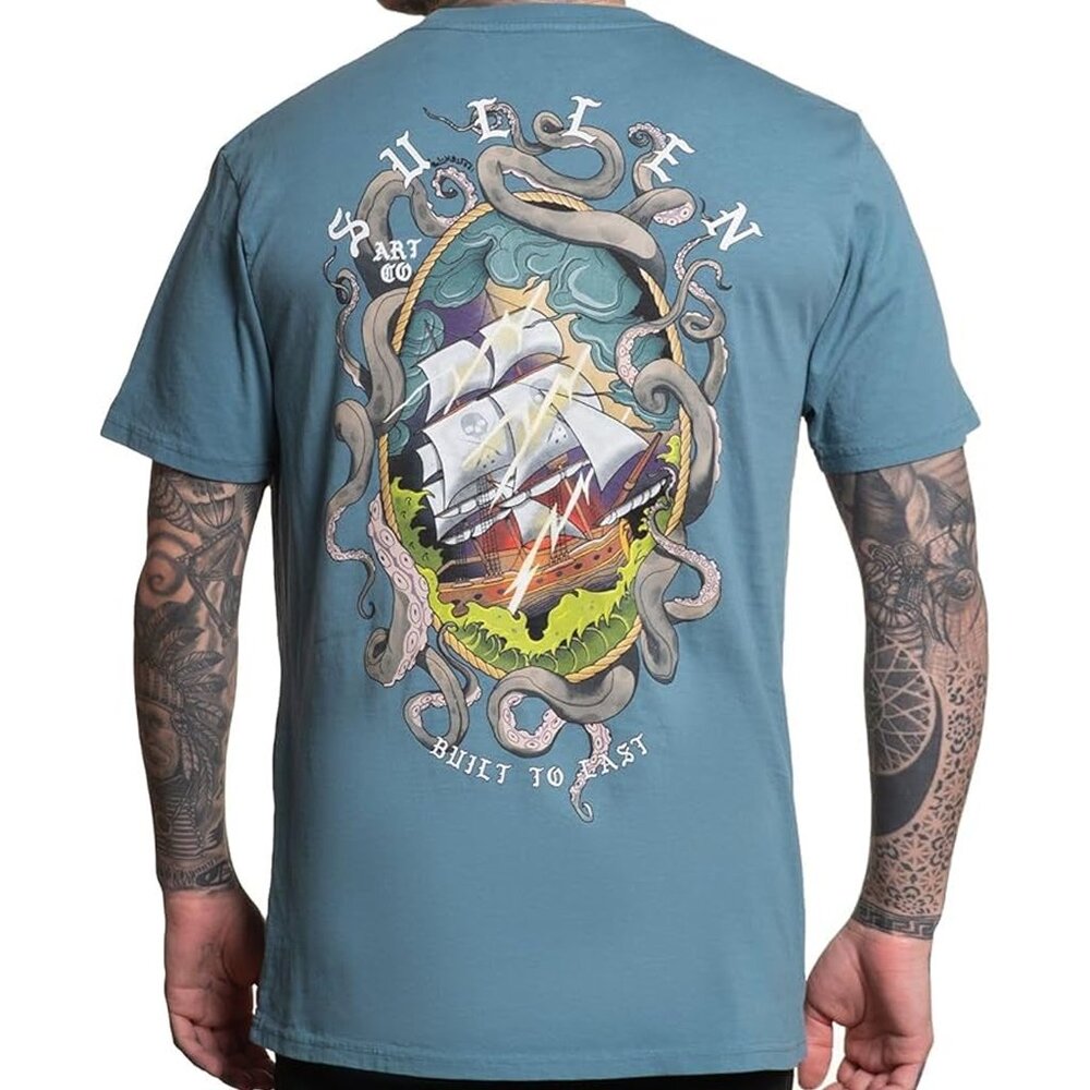 Sullen Art Collective Thru Storms Premium Fit SCM5617 Short Sleeve T-shirt For M